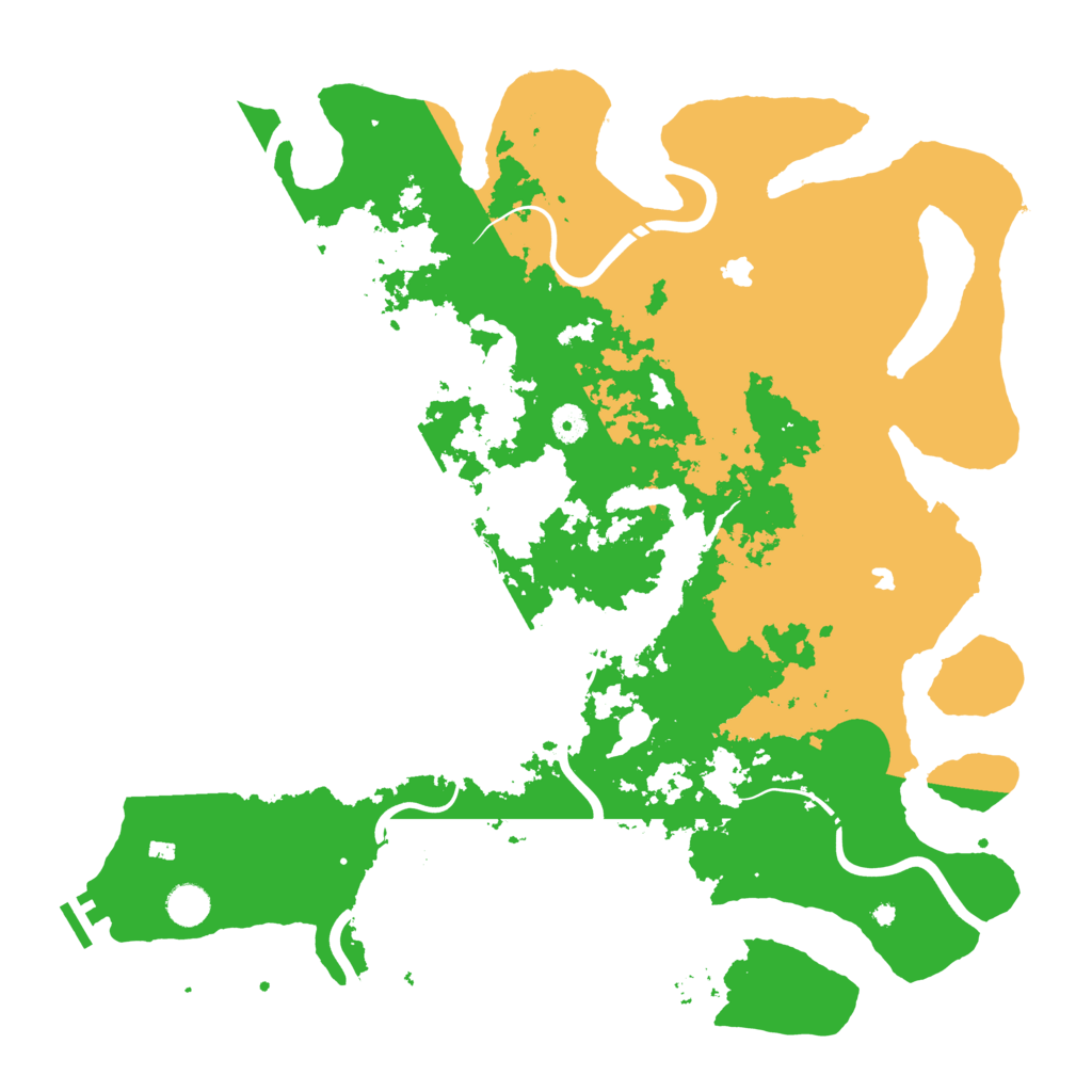 Biome Rust Map: Procedural Map, Size: 4500, Seed: 774058238