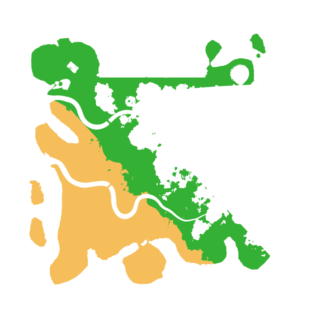 Biome Rust Map: Procedural Map, Size: 3000, Seed: 81196