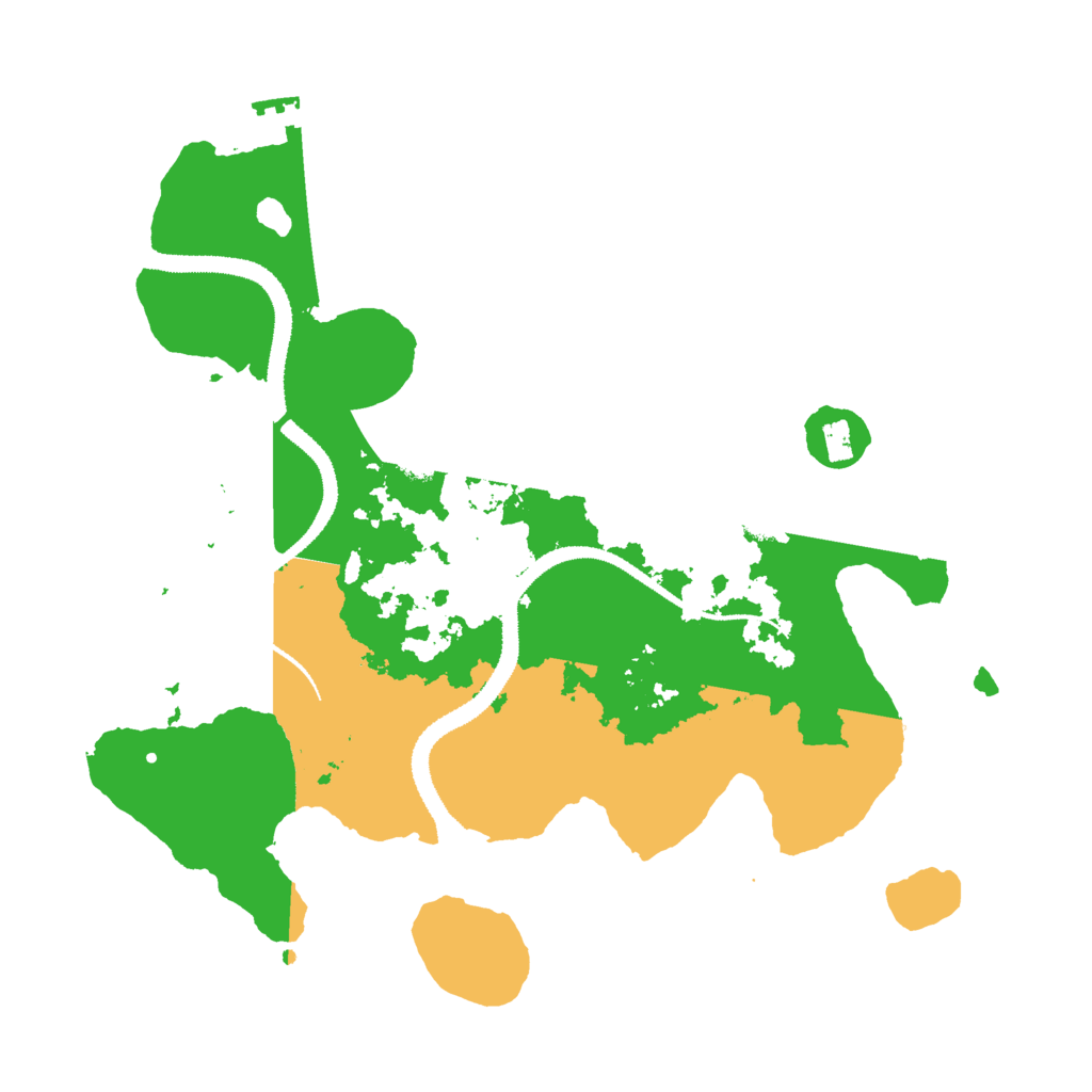 Biome Rust Map: Procedural Map, Size: 3000, Seed: 16873210