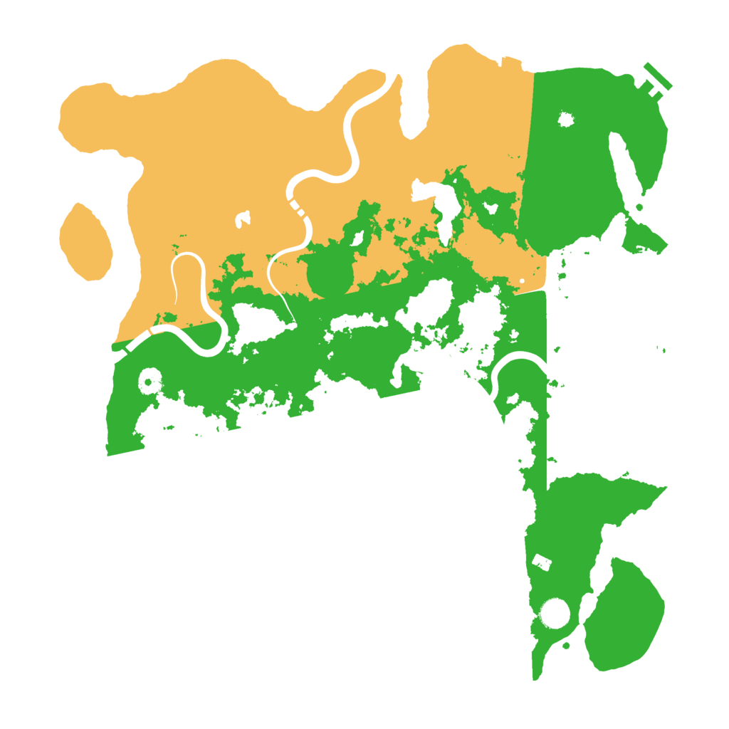 Biome Rust Map: Procedural Map, Size: 4250, Seed: 4227