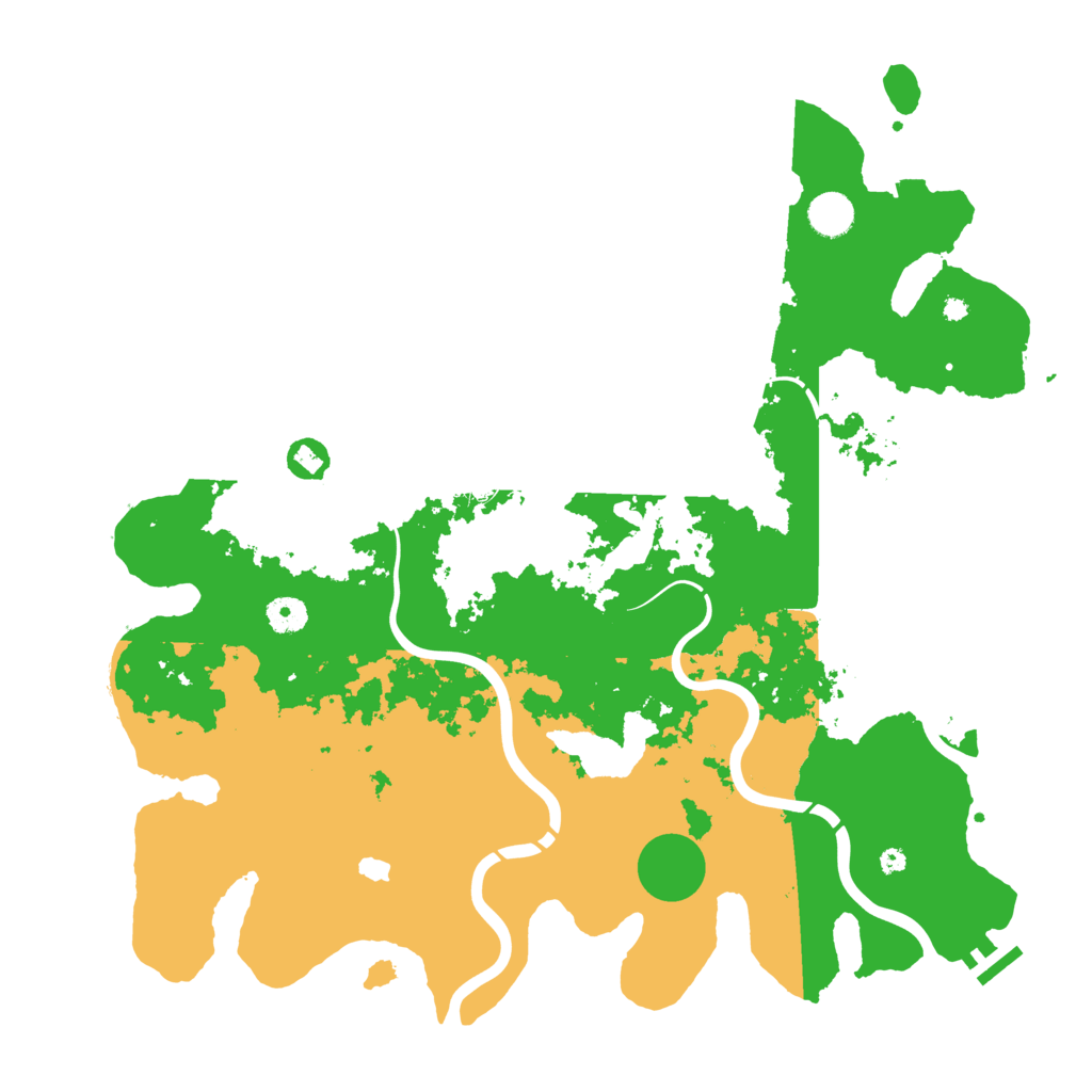 Biome Rust Map: Procedural Map, Size: 4250, Seed: 364098719