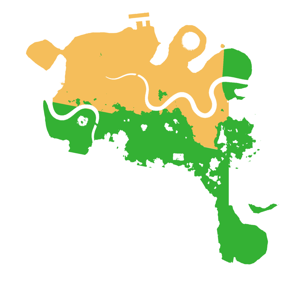 Biome Rust Map: Procedural Map, Size: 3000, Seed: 732223478