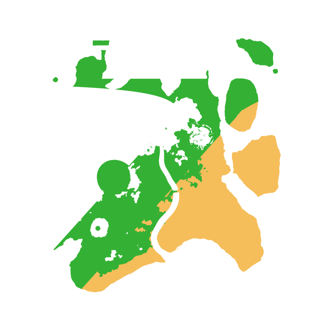 Biome Rust Map: Procedural Map, Size: 2500, Seed: 294673789