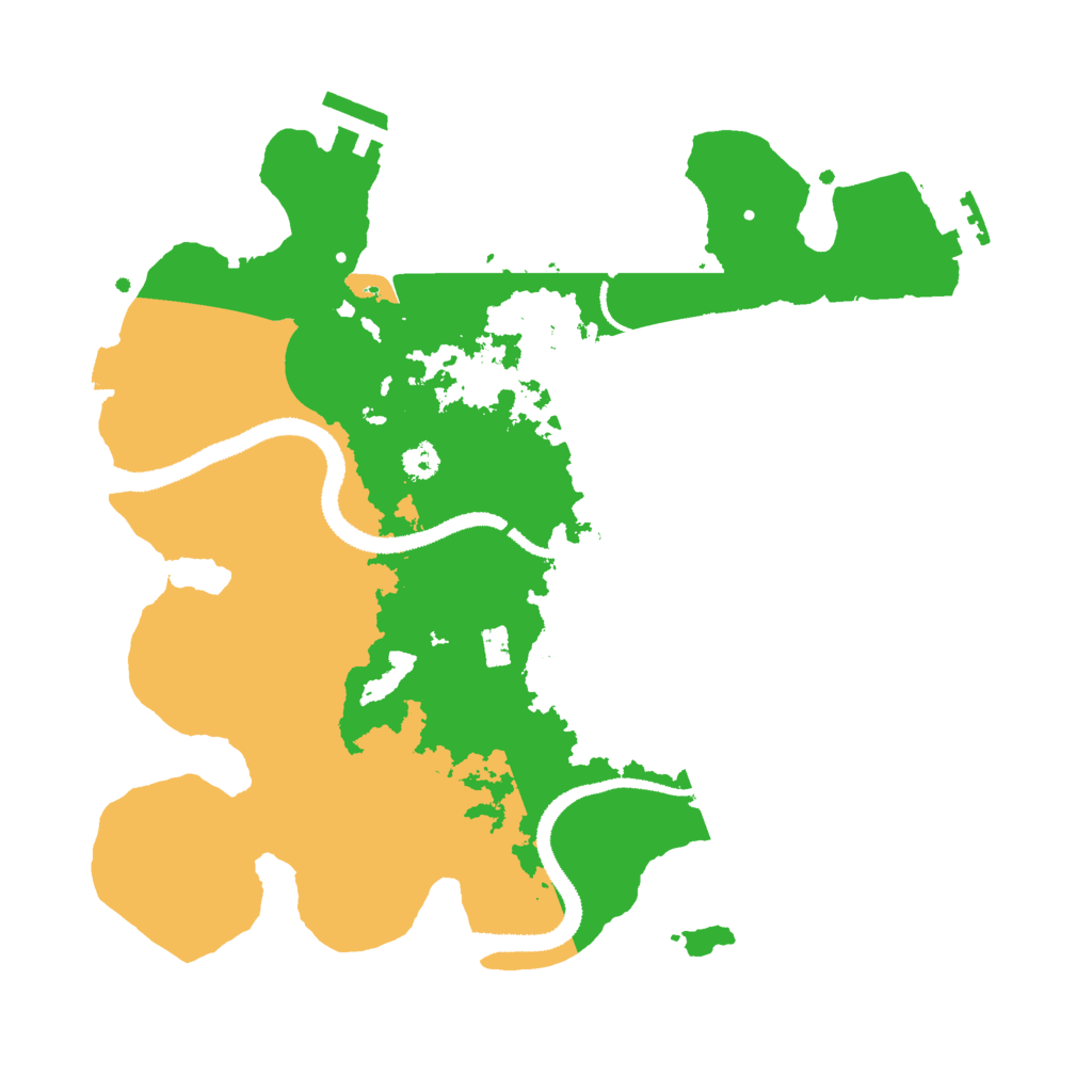 Biome Rust Map: Procedural Map, Size: 3000, Seed: 778327338