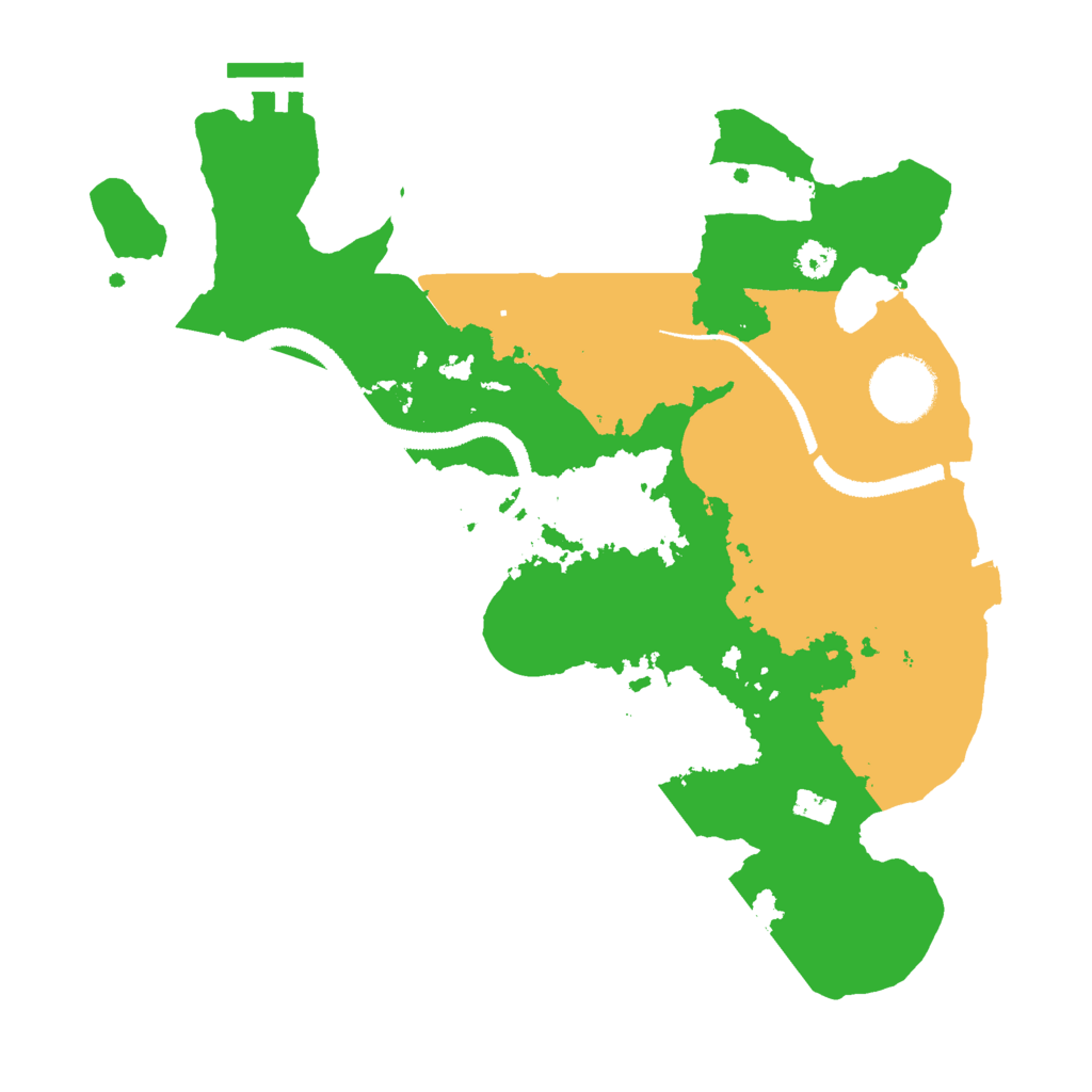 Biome Rust Map: Procedural Map, Size: 2900, Seed: 49000