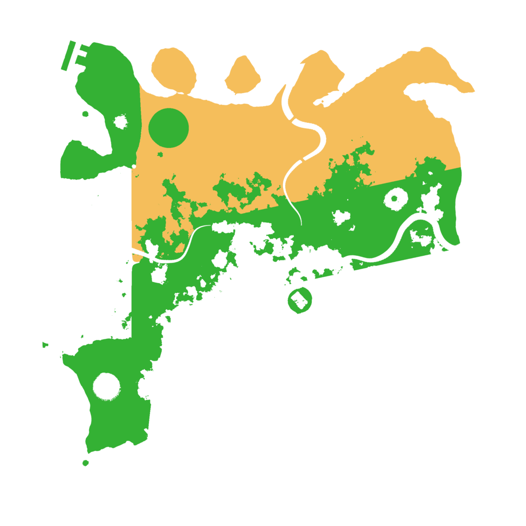 Biome Rust Map: Procedural Map, Size: 3500, Seed: 1603250293