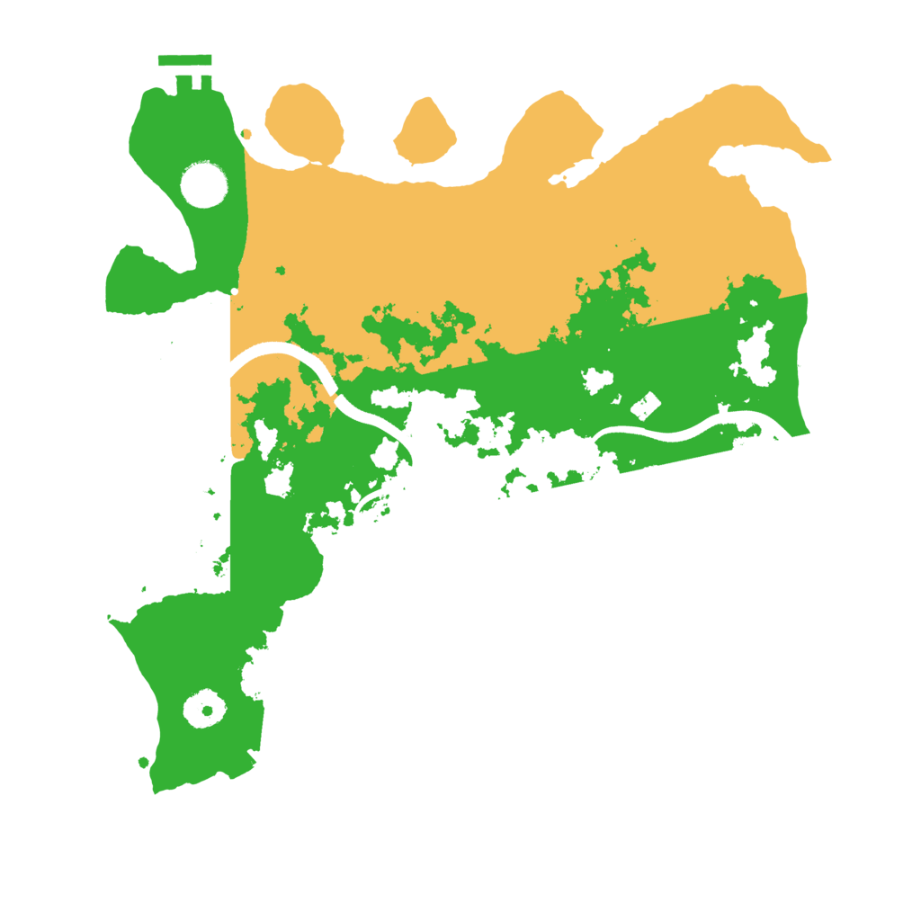 Biome Rust Map: Procedural Map, Size: 3500, Seed: 1603250293