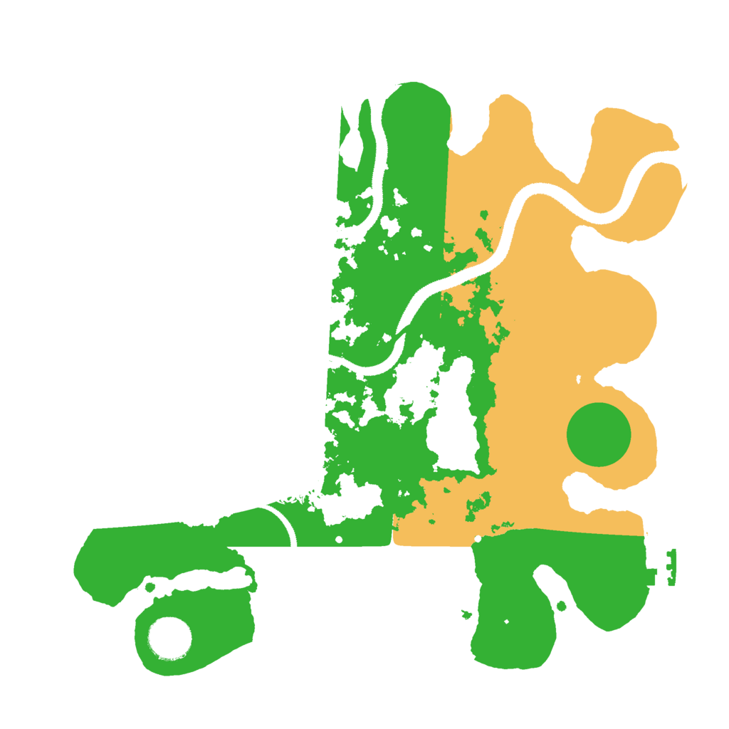 Biome Rust Map: Procedural Map, Size: 3000, Seed: 1883847287