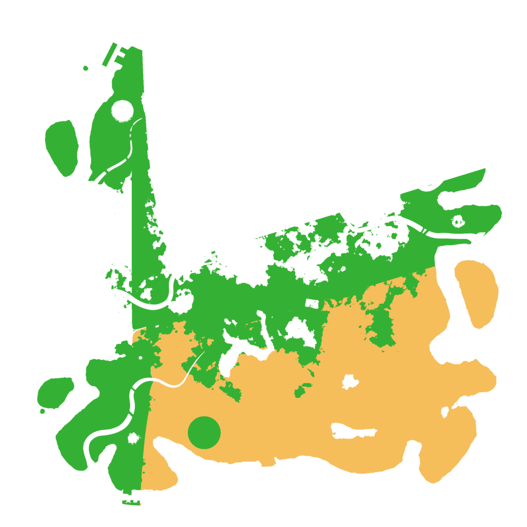 Biome Rust Map: Procedural Map, Size: 4250, Seed: 195892400