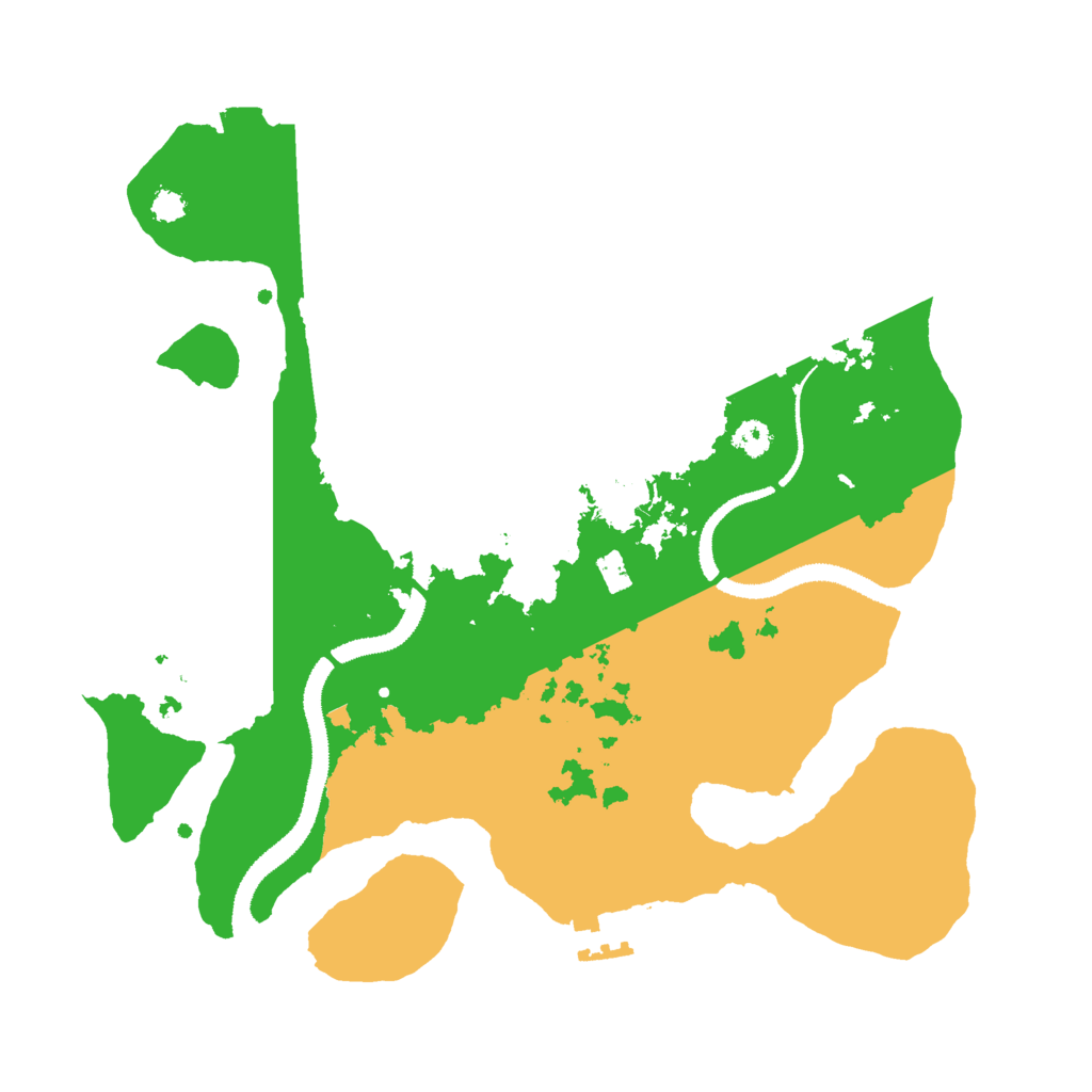 Biome Rust Map: Procedural Map, Size: 3000, Seed: 559331863