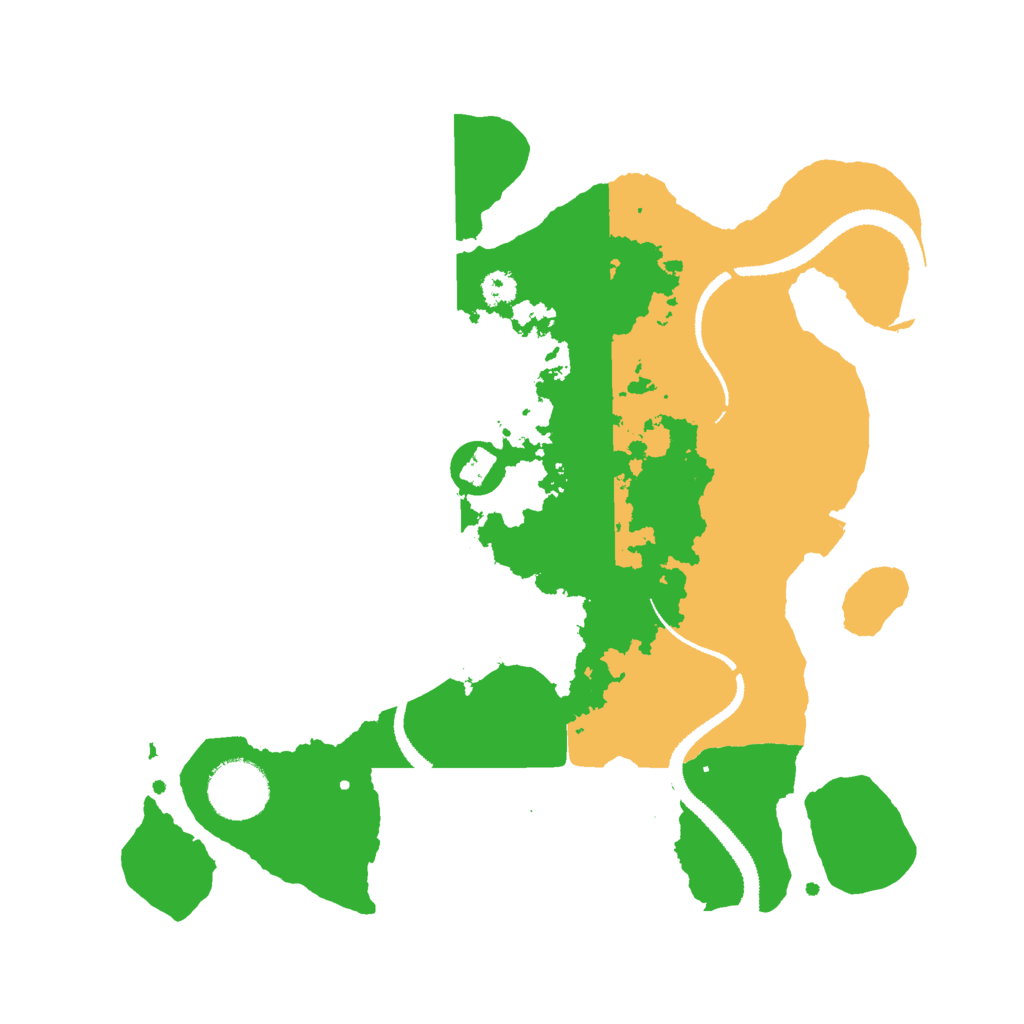 Biome Rust Map: Procedural Map, Size: 3000, Seed: 56887