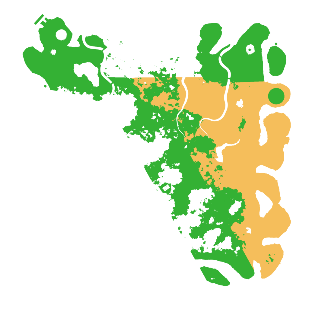 Biome Rust Map: Procedural Map, Size: 5000, Seed: 2052805511