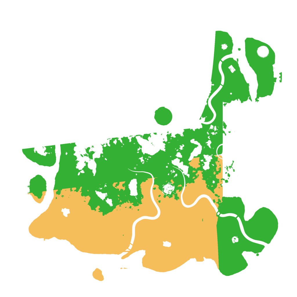 Biome Rust Map: Procedural Map, Size: 4500, Seed: 830385681