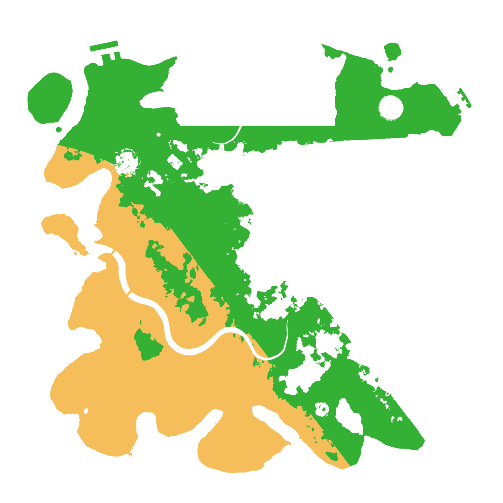Biome Rust Map: Procedural Map, Size: 3600, Seed: 945097