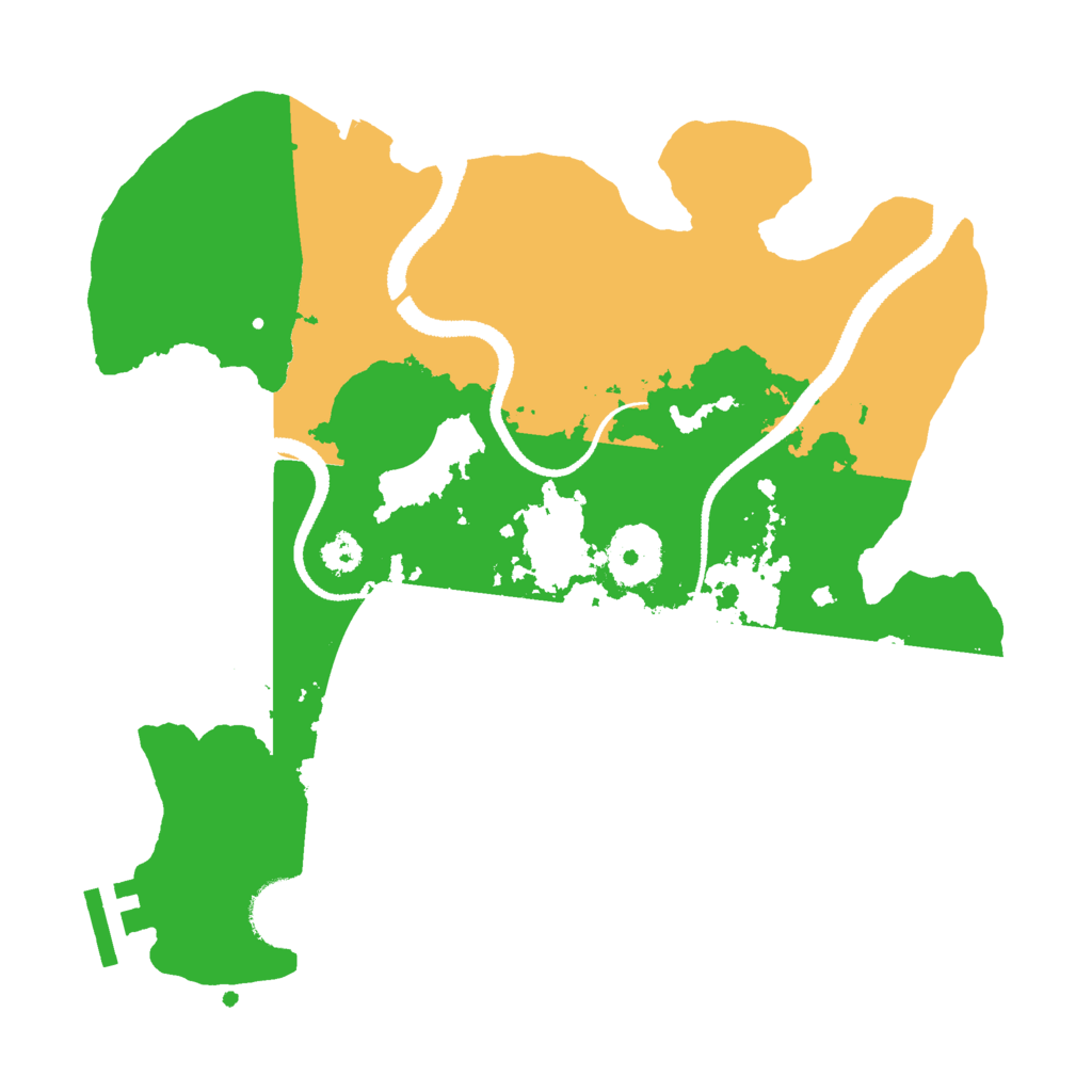 Biome Rust Map: Procedural Map, Size: 2800, Seed: 54910731