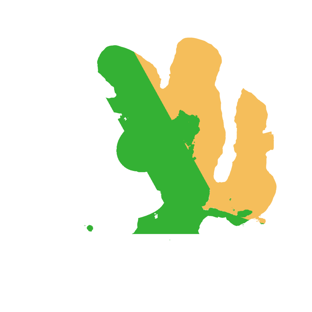 Biome Rust Map: Procedural Map, Size: 2000, Seed: 1408