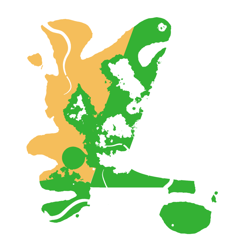 Biome Rust Map: Procedural Map, Size: 3000, Seed: 35485