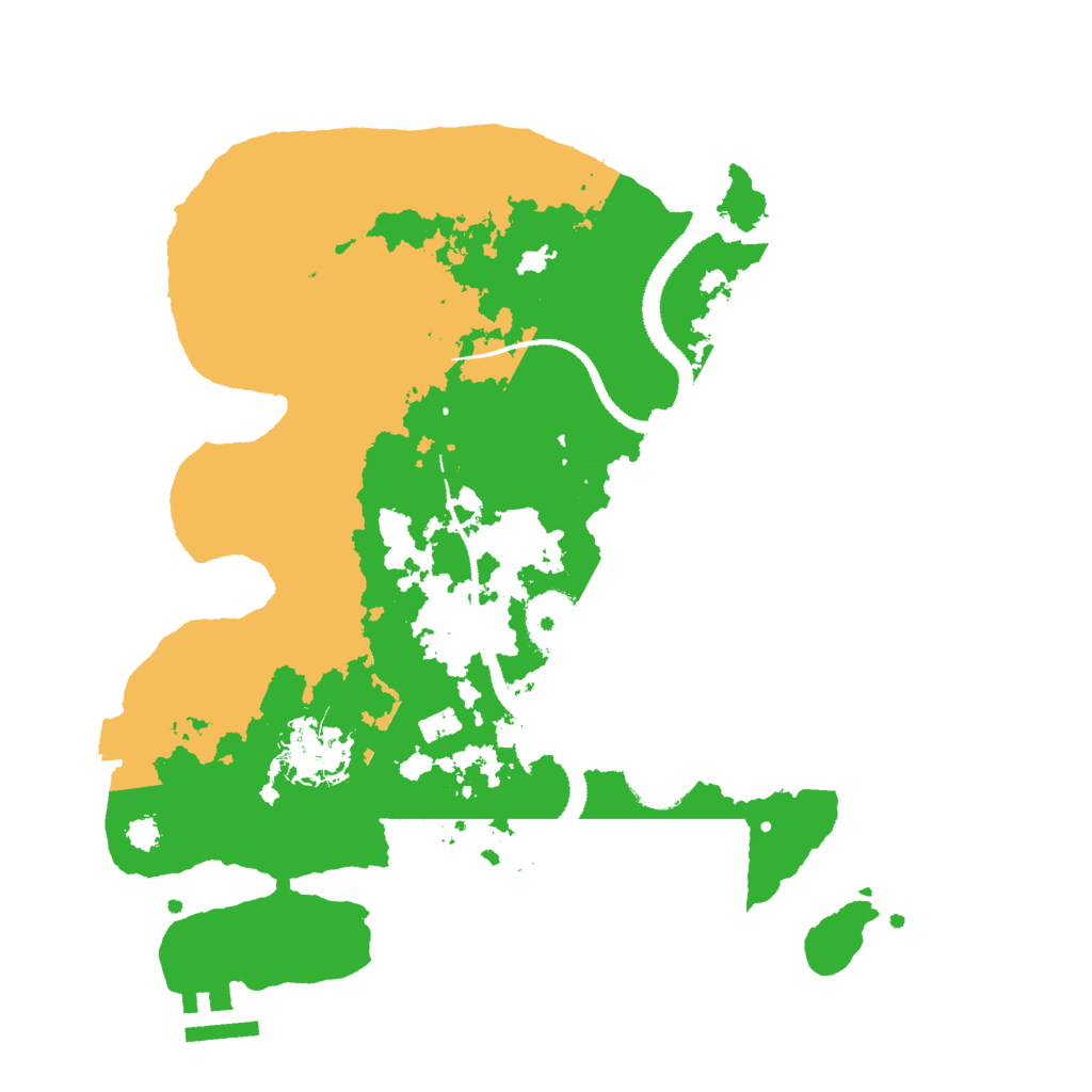 Biome Rust Map: Procedural Map, Size: 3000, Seed: 665009217