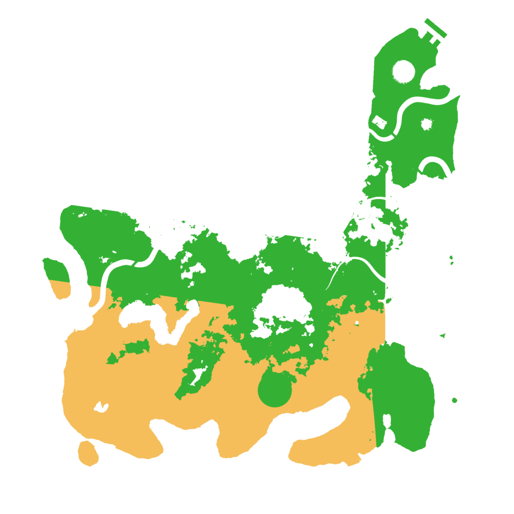 Biome Rust Map: Procedural Map, Size: 4000, Seed: 1224789586