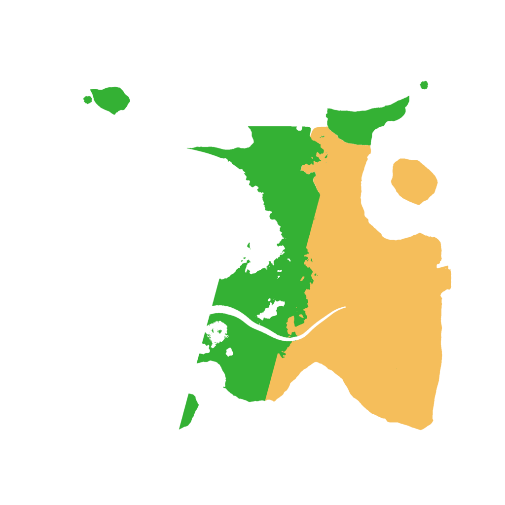 Biome Rust Map: Procedural Map, Size: 2500, Seed: 906679311