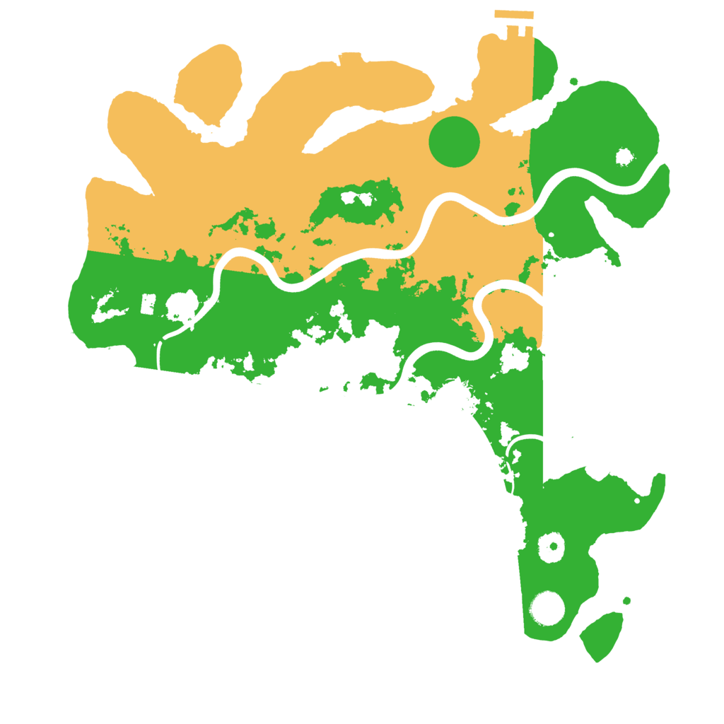 Biome Rust Map: Procedural Map, Size: 3750, Seed: 319855939