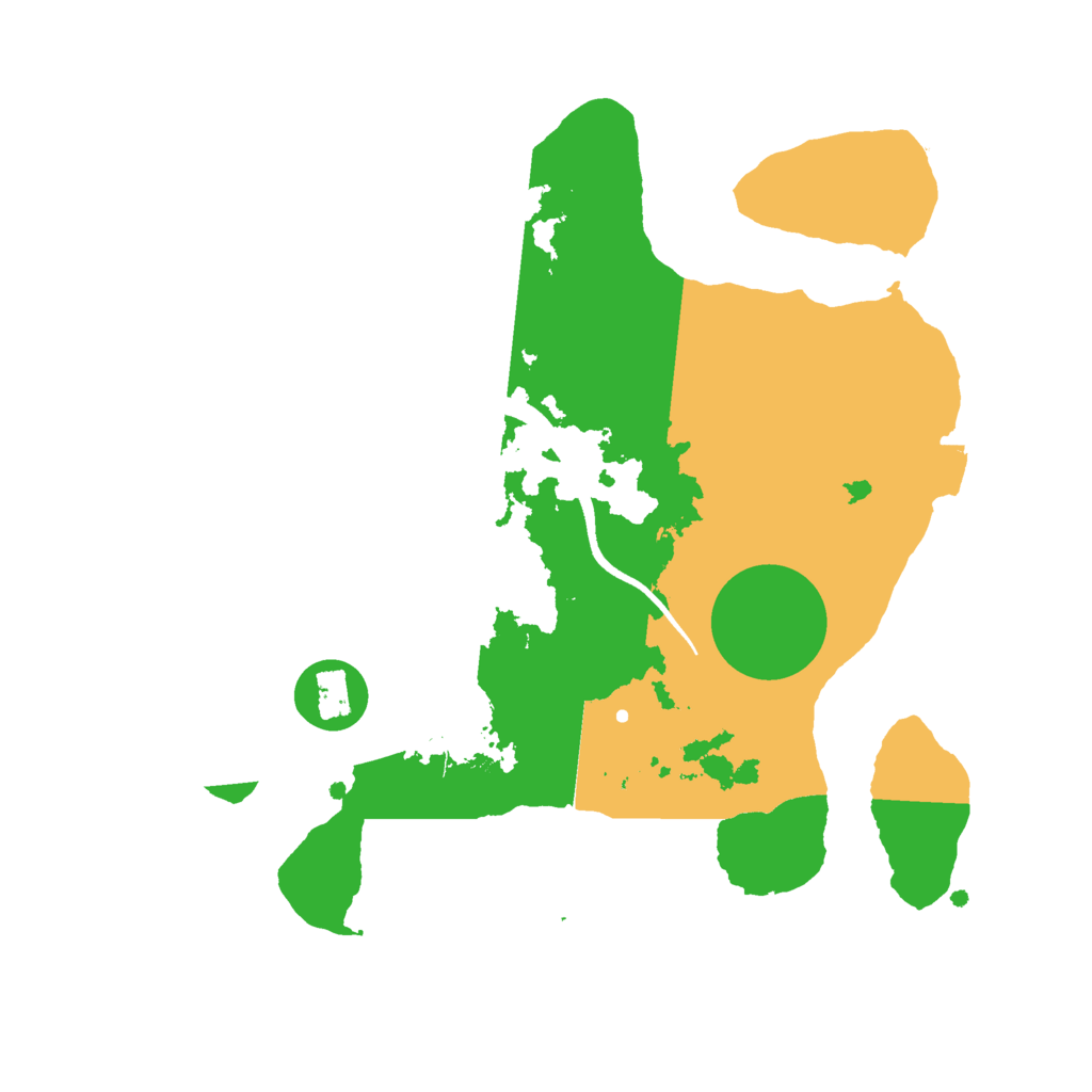 Biome Rust Map: Procedural Map, Size: 2500, Seed: 16273