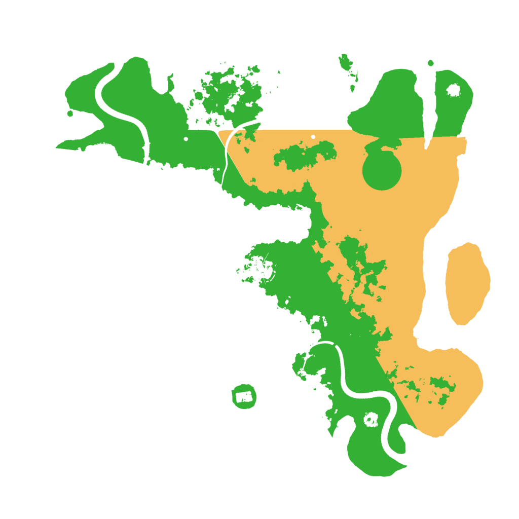 Biome Rust Map: Procedural Map, Size: 3500, Seed: 665647351
