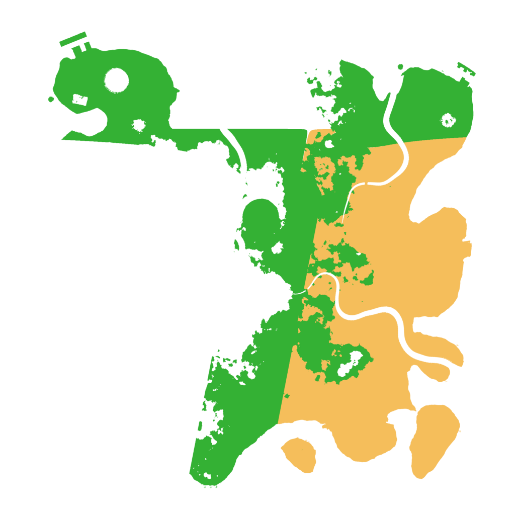 Biome Rust Map: Procedural Map, Size: 3750, Seed: 1625811314