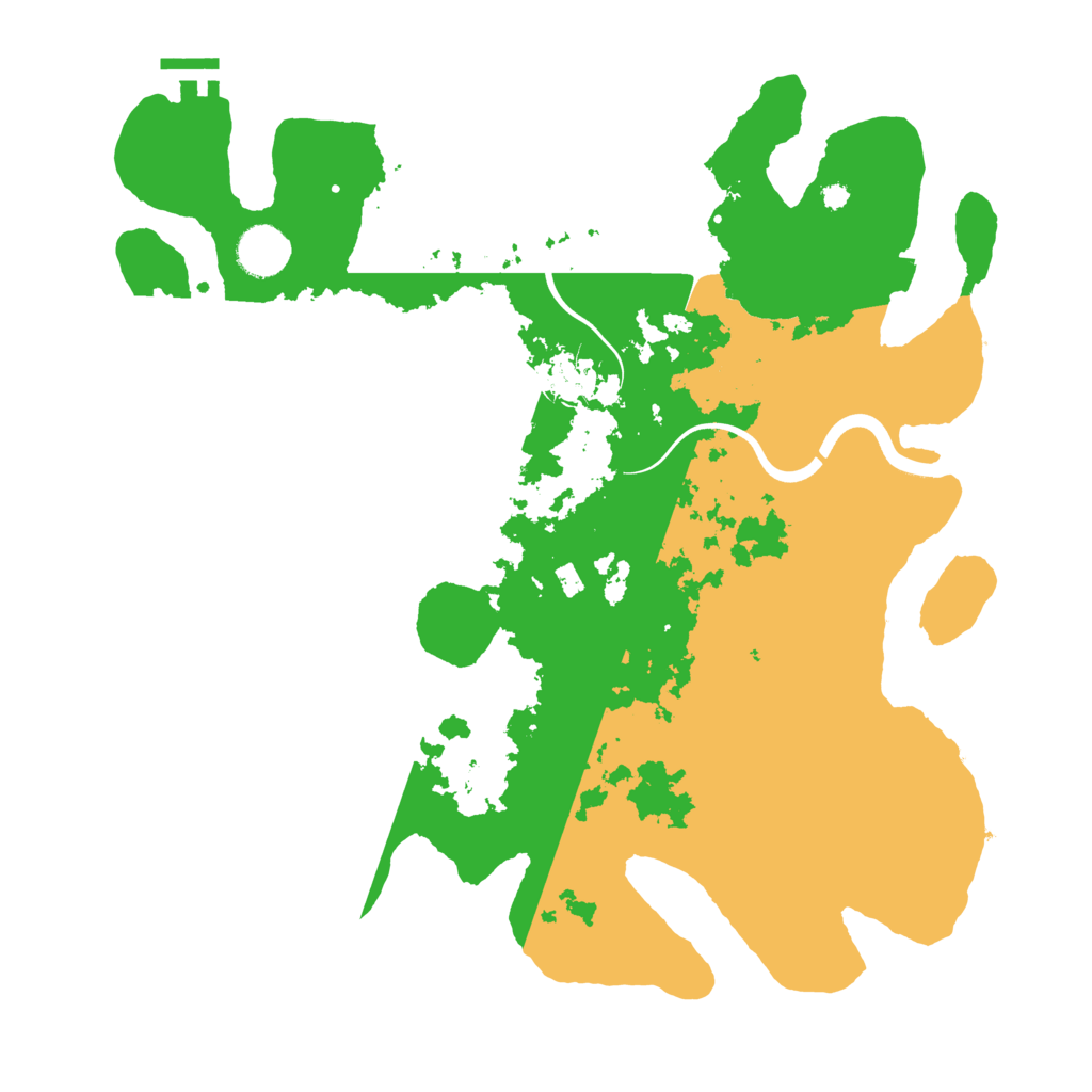 Biome Rust Map: Procedural Map, Size: 3750, Seed: 1054977427