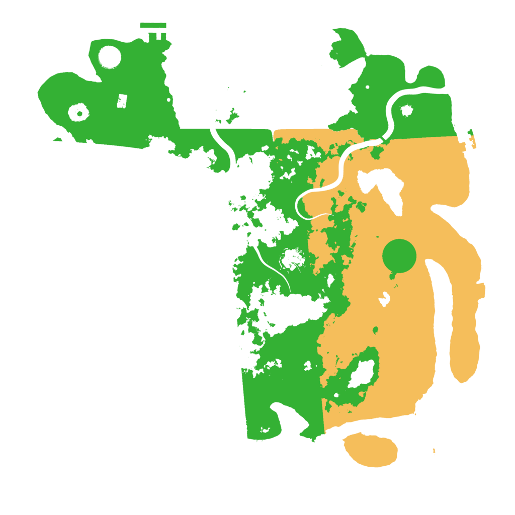 Biome Rust Map: Procedural Map, Size: 4000, Seed: 990352