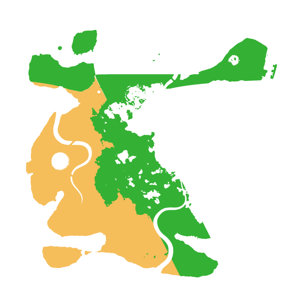 Biome Rust Map: Procedural Map, Size: 3000, Seed: 5476