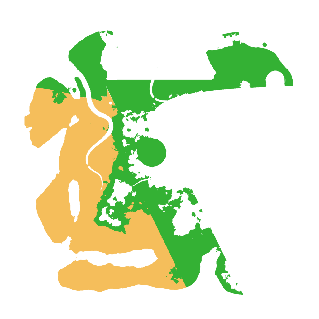 Biome Rust Map: Procedural Map, Size: 3000, Seed: 99871213
