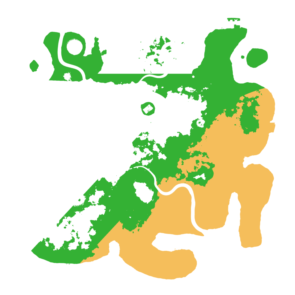 Biome Rust Map: Procedural Map, Size: 3500, Seed: 1788893757