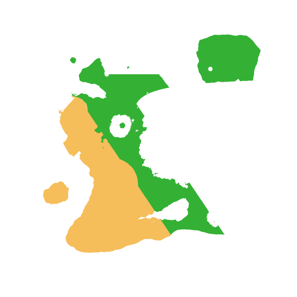 Biome Rust Map: Procedural Map, Size: 2000, Seed: 569957745