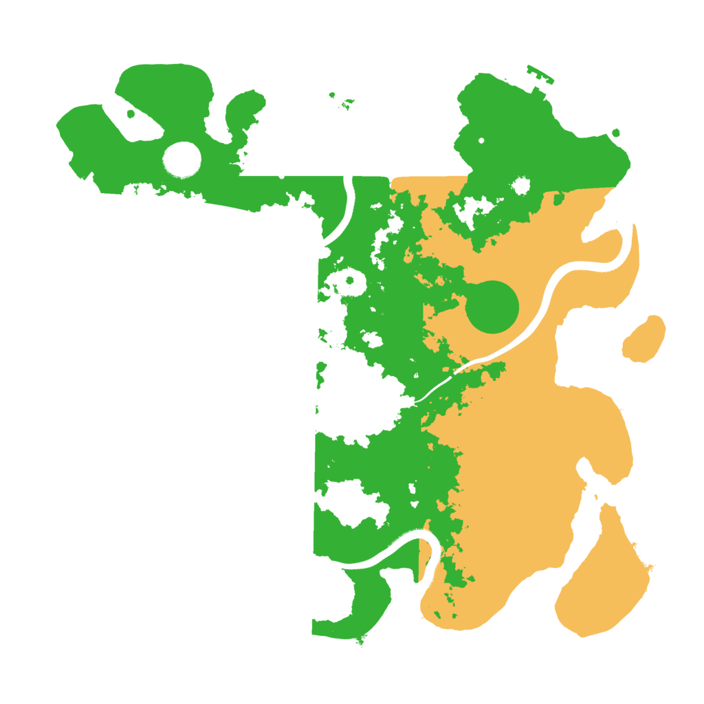 Biome Rust Map: Procedural Map, Size: 3500, Seed: 1530069850