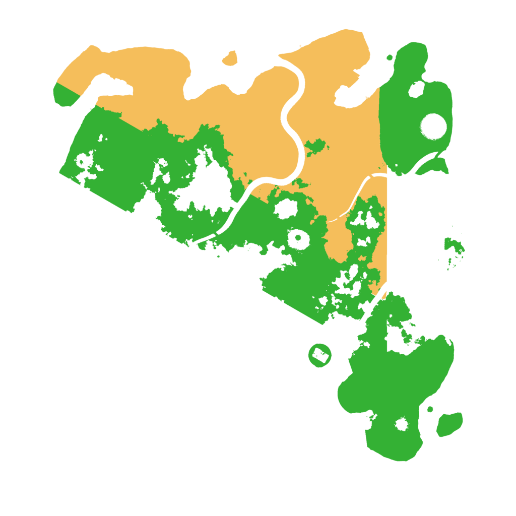 Biome Rust Map: Procedural Map, Size: 3600, Seed: 416958137