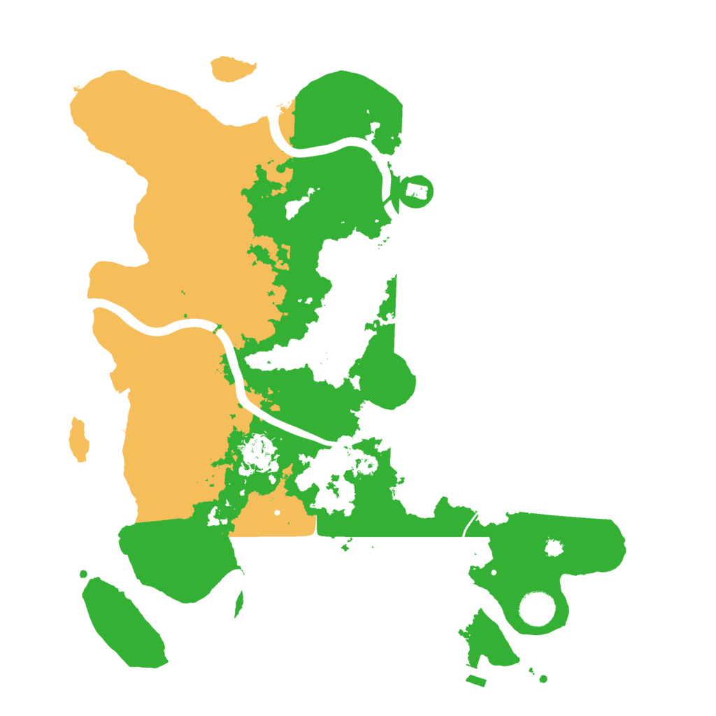 Biome Rust Map: Procedural Map, Size: 3650, Seed: 54386771