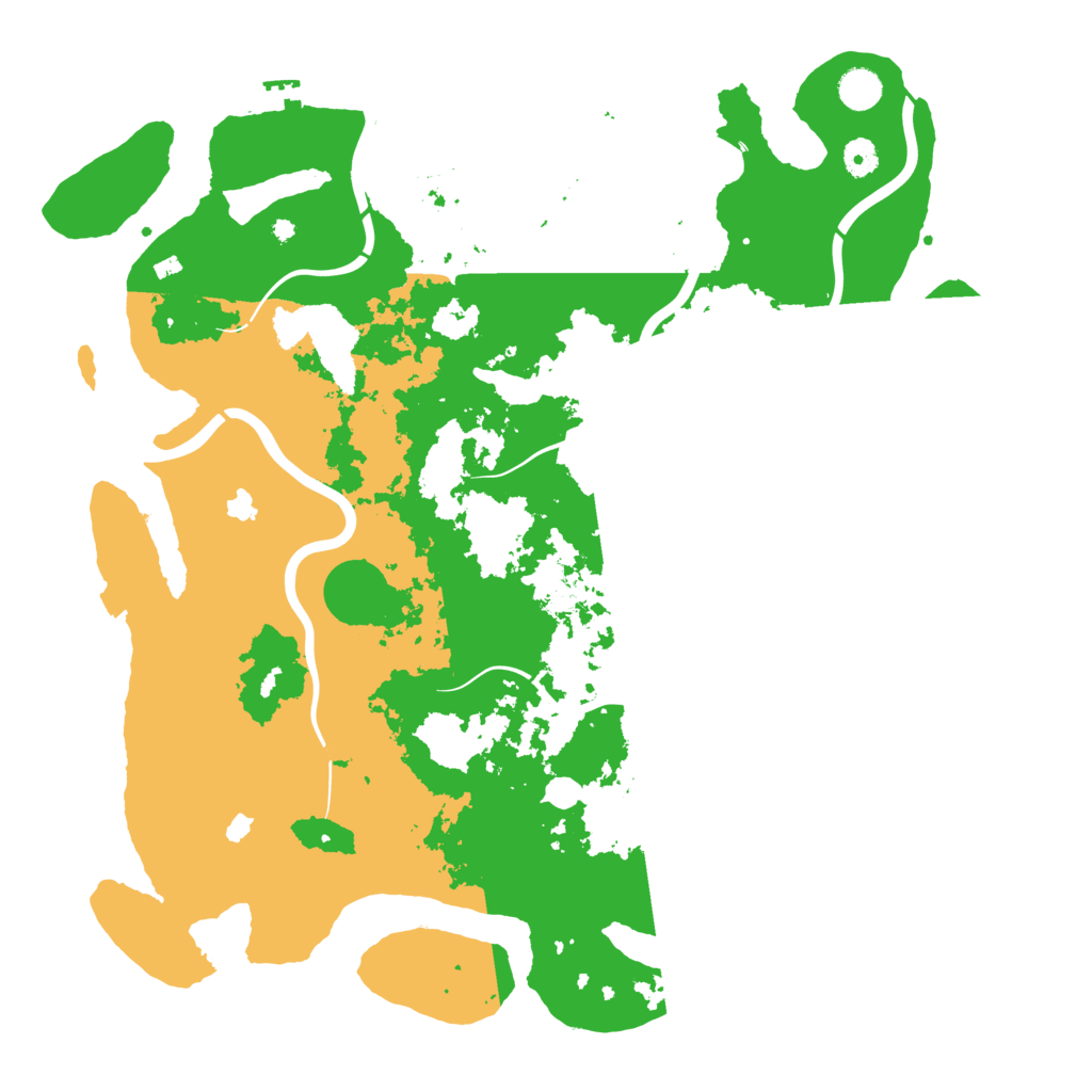 Biome Rust Map: Procedural Map, Size: 4500, Seed: 529373499