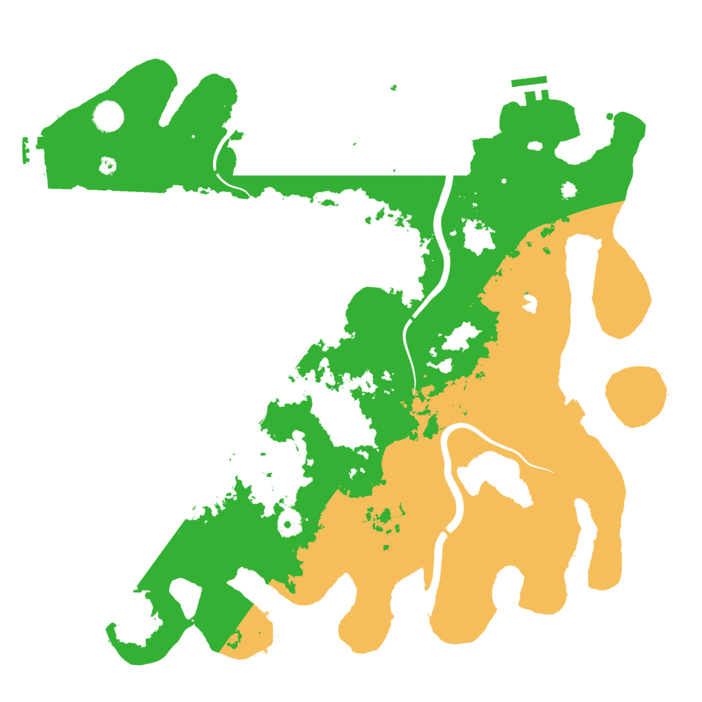 Biome Rust Map: Procedural Map, Size: 4000, Seed: 296056192