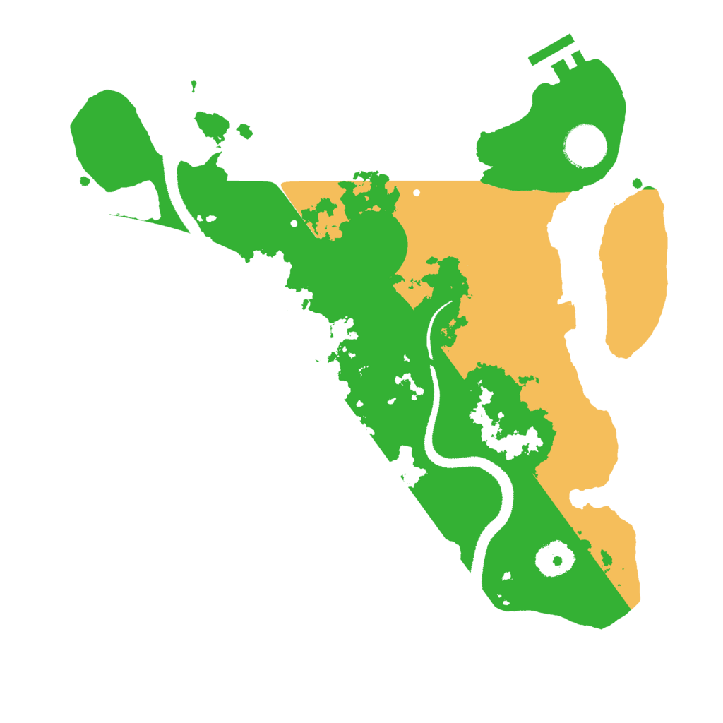 Biome Rust Map: Procedural Map, Size: 3000, Seed: 1346999660