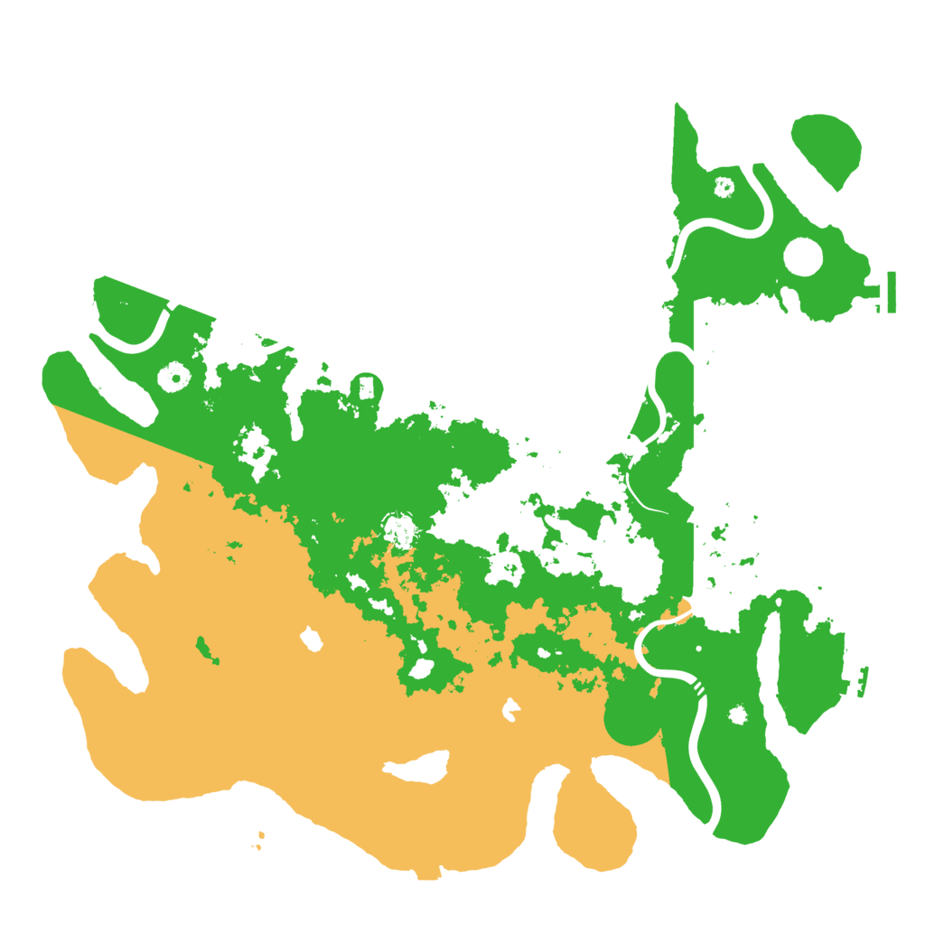 Biome Rust Map: Procedural Map, Size: 4500, Seed: 595952897