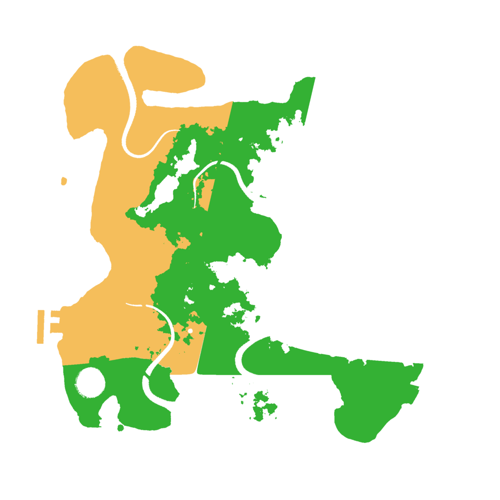 Biome Rust Map: Procedural Map, Size: 3000, Seed: 602602