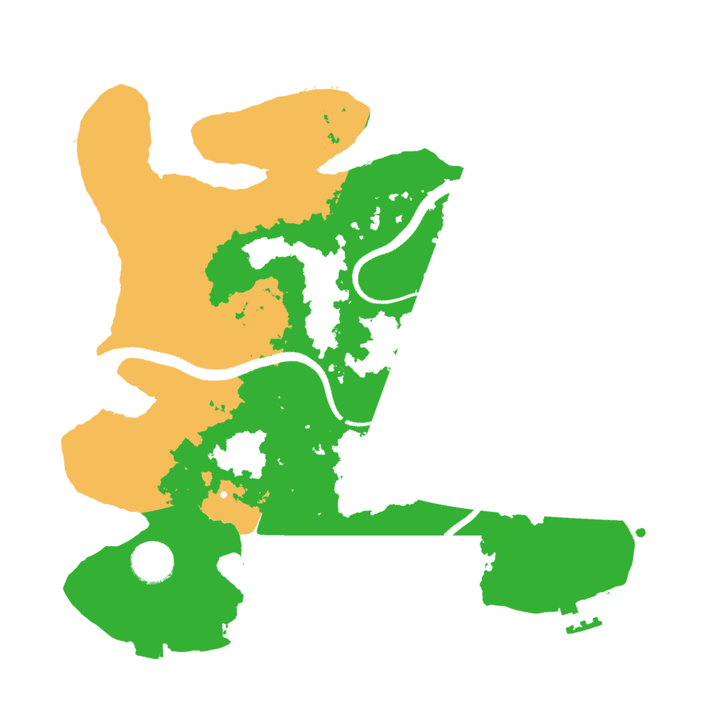 Biome Rust Map: Procedural Map, Size: 3000, Seed: 5309162