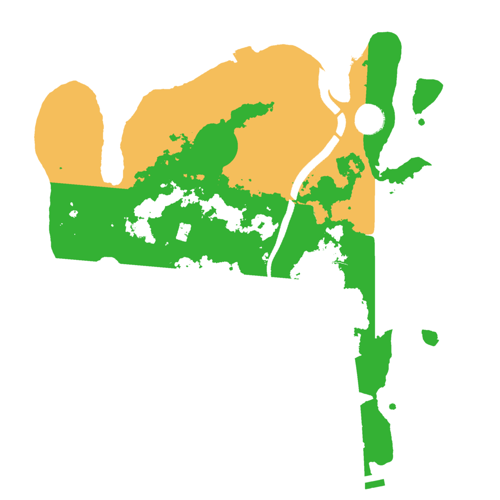 Biome Rust Map: Procedural Map, Size: 3000, Seed: 8319406