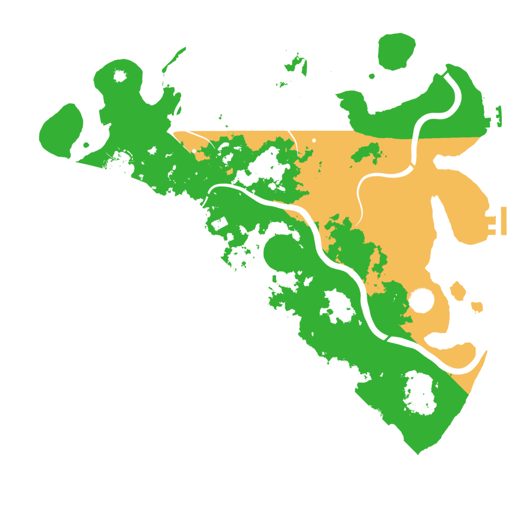 Biome Rust Map: Procedural Map, Size: 3750, Seed: 45715