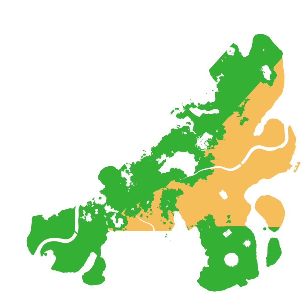 Biome Rust Map: Procedural Map, Size: 4000, Seed: 1617