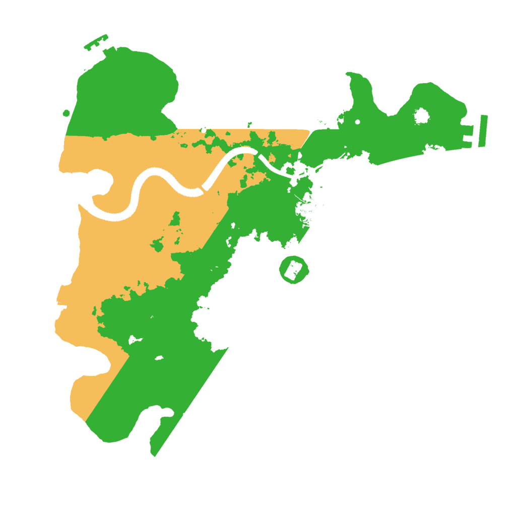 Biome Rust Map: Procedural Map, Size: 3000, Seed: 2271