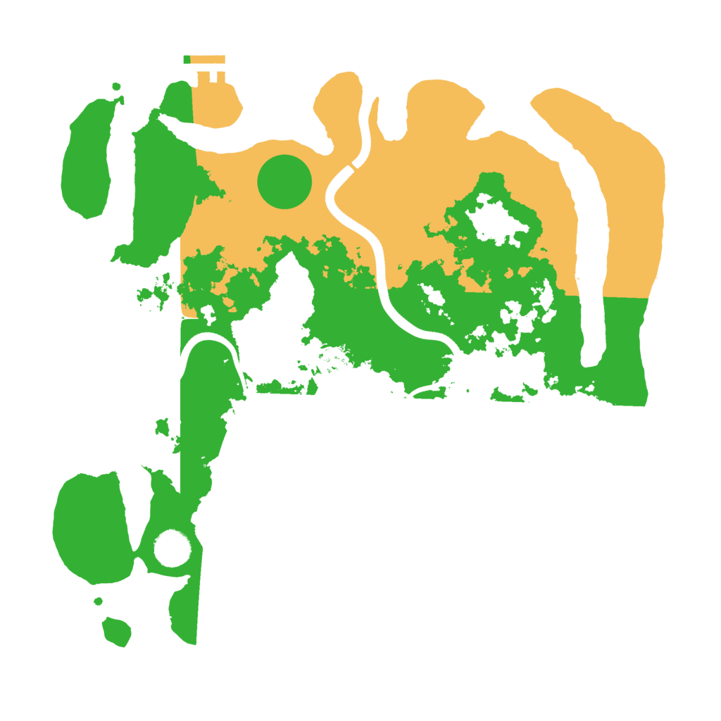 Biome Rust Map: Procedural Map, Size: 3500, Seed: 1334725706