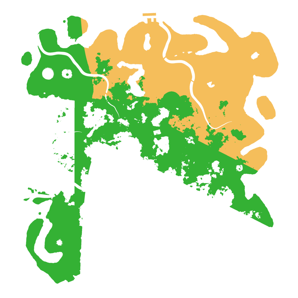 Biome Rust Map: Procedural Map, Size: 4500, Seed: 1146691092