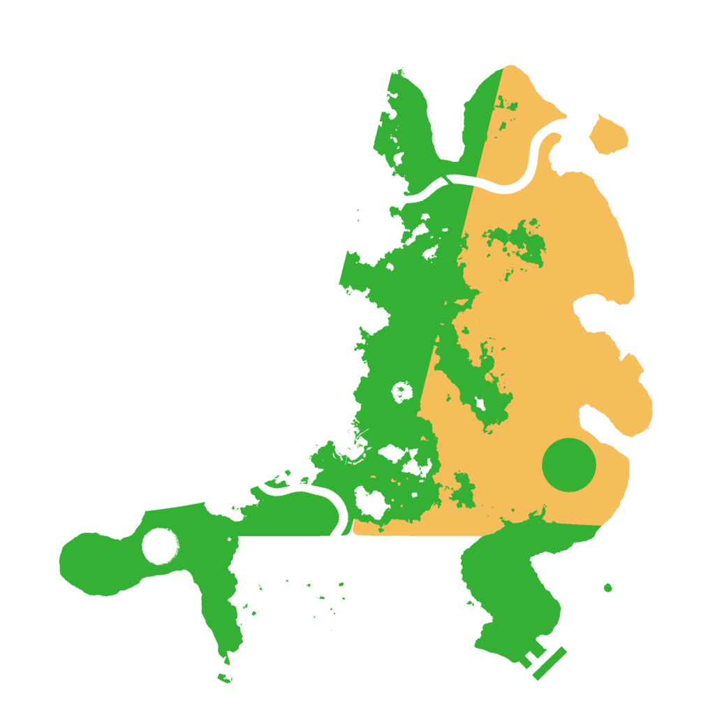 Biome Rust Map: Procedural Map, Size: 3500, Seed: 1179534565